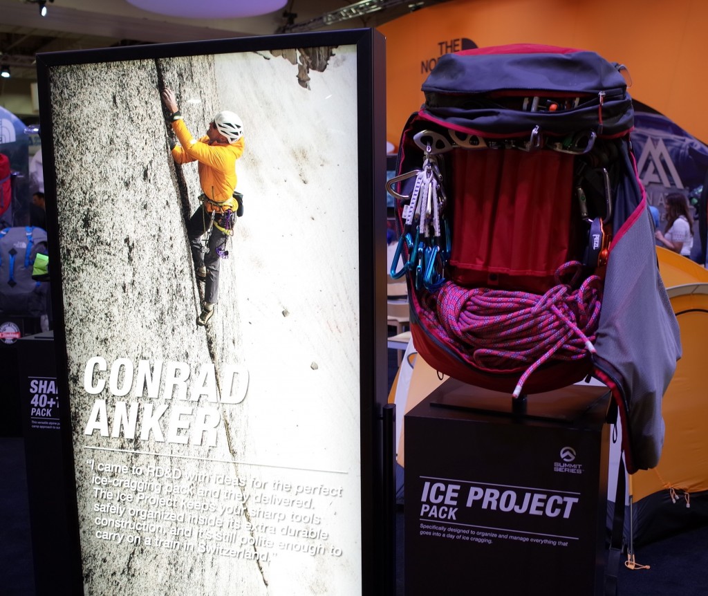 North Face Ice Project: A pack designed specifically for ice cragging