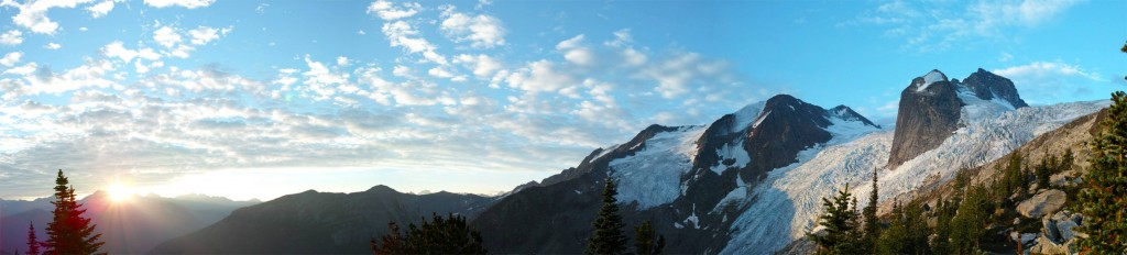 The view from the Kain Hut