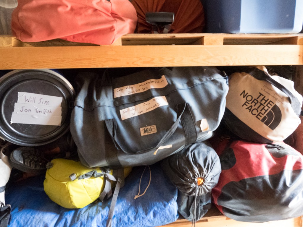 Gear Stash at Talkeetna Air Taxi