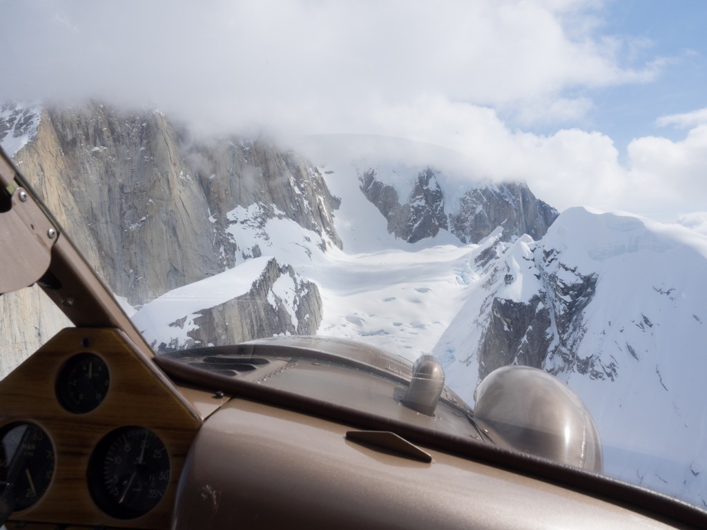 Approaching the Root Canal Glacier