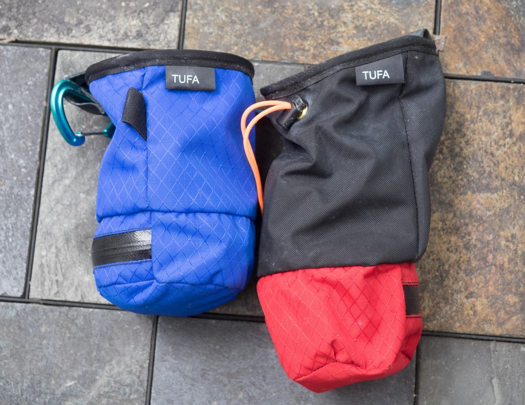 Regular and "Alpine" Houdini Chalk Bags